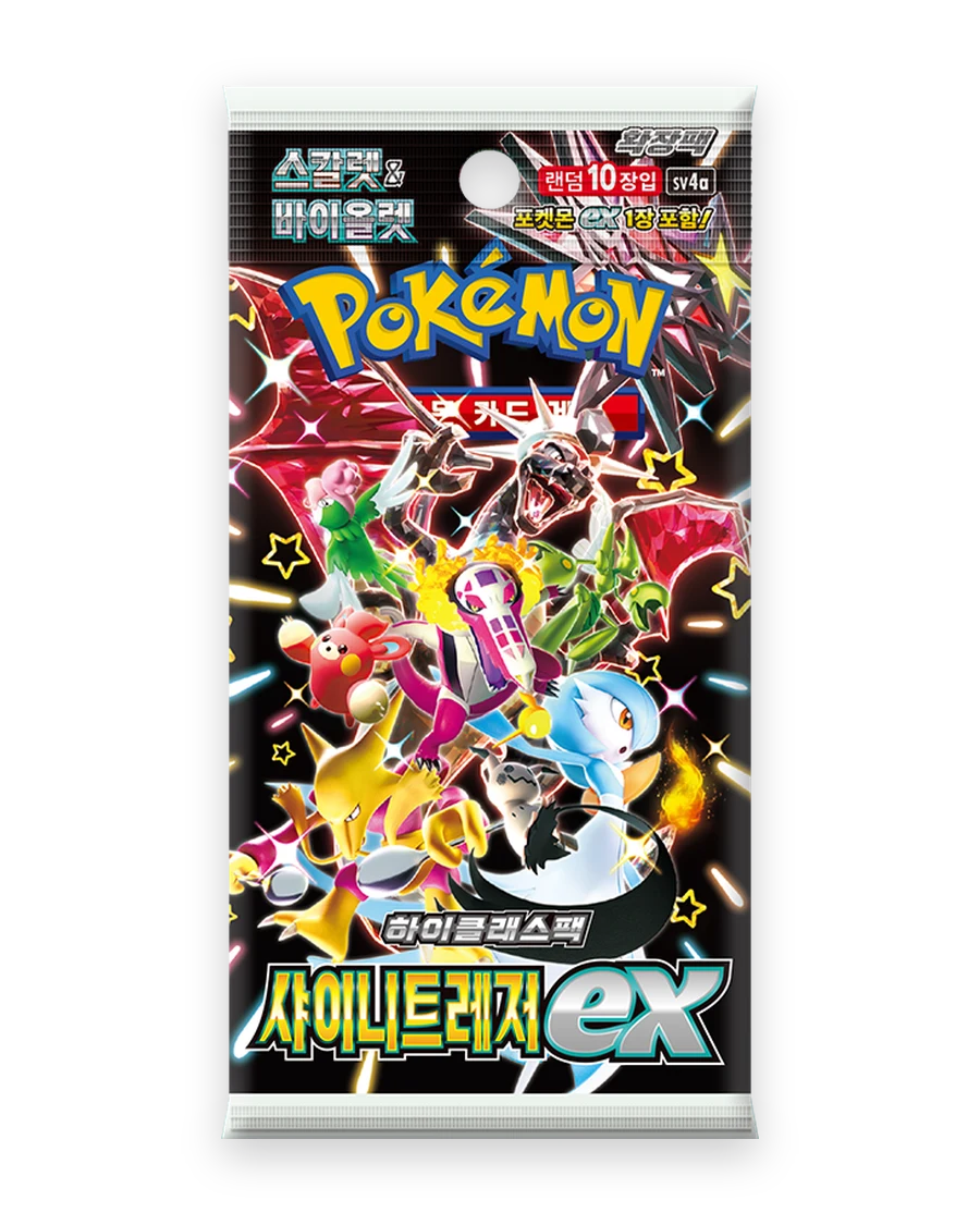 Shiny Treasure ex Korean Booster Pack
