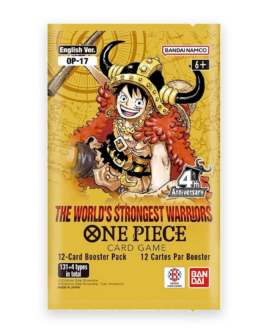 OP17 The World's Strongest Warriors English Booster Pack